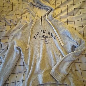 Women's Cream Hoodie Sweater